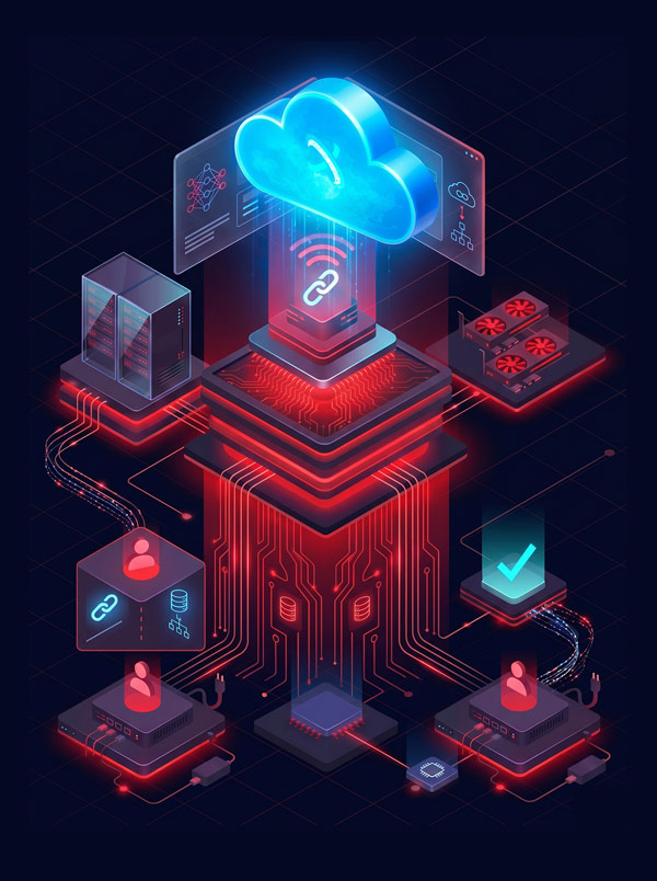 Abstract network topology and connectivity